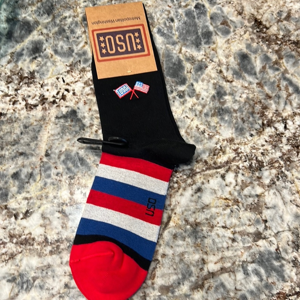 USO Black,Red,Grey,Blue socks